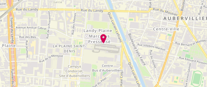 Plan de Bellamode, Rue de Saint-Gobain, 93300 Aubervilliers
