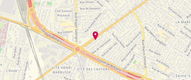 Plan de ALIA Paris, 32 avenue Louis Aragon, 93000 Bobigny
