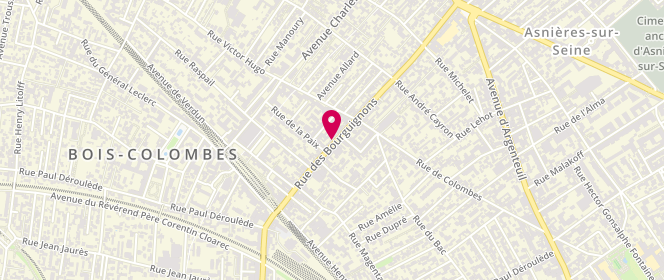 Plan de Tanago, 67 Rue des Bourguignons, 92270 Bois-Colombes