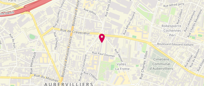 Plan de Khalid Textiles, 25 Rue du Commandant l'Herminier, 93300 Aubervilliers