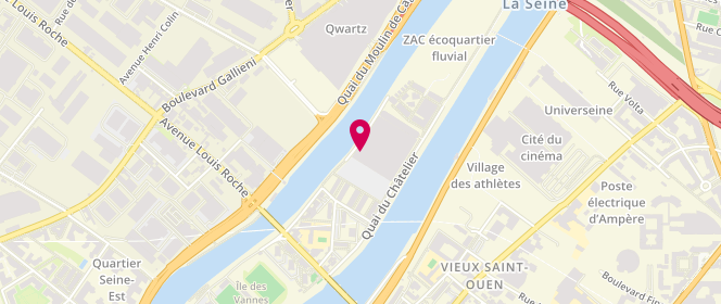 Plan de Adidas, Quai du Châtelier 8-10, 93450 L'Île-Saint-Denis