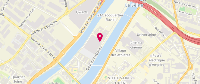 Plan de Levi's® Factory Outlet l'Île Saint Denis, 8 Quai du Châtelier, 93450 L'Île-Saint-Denis