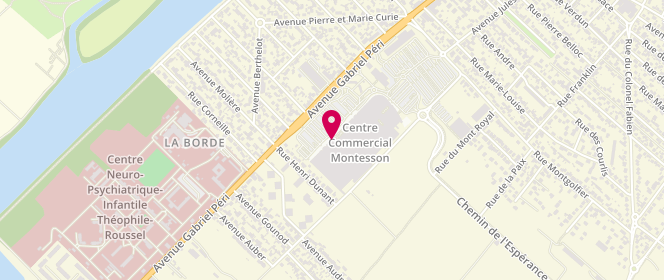 Plan de Armand Thiery, Centre Commercial Carrefour
280 avenue Gabriel Péri, 78360 Montesson