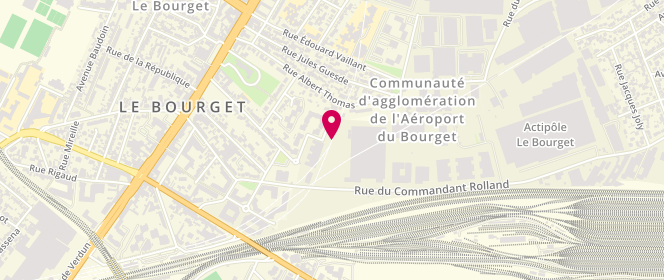 Plan de HetM (Hennes et Mauritz), 45 Rue du Commandant Rolland, 93350 Le Bourget