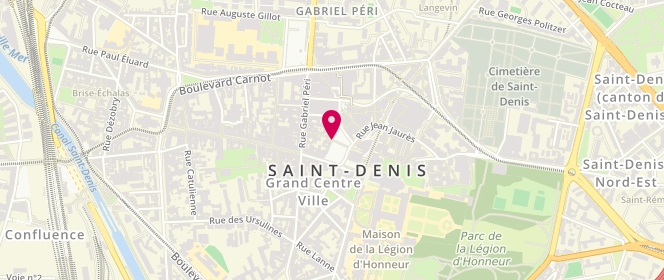 Plan de Mega Marques, 9 place Jean Jaurès, 93200 Saint-Denis