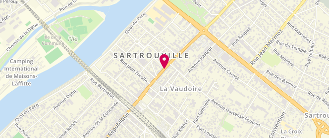 Plan de Le Marathonien, 51 avenue Jean Jaurès, 78500 Sartrouville