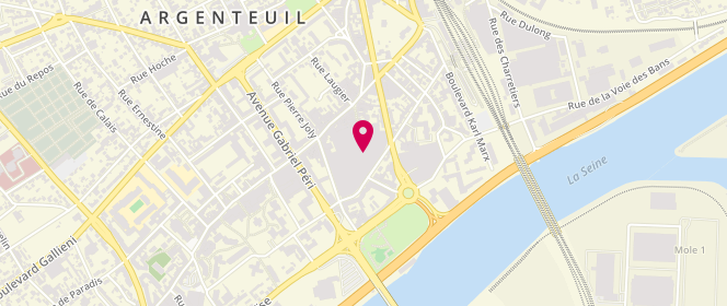 Plan de Total Look, 50 avenue du Marechal Foch, 95100 Argenteuil