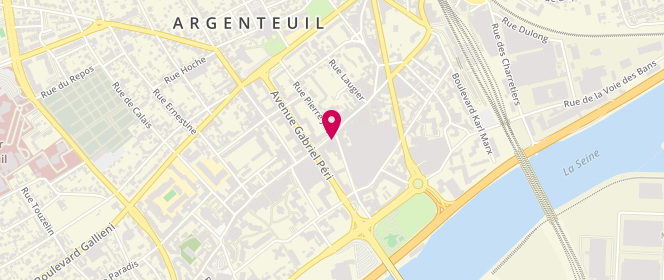 Plan de Dp, 57 Rue Paul Vaillant Couturier, 95100 Argenteuil