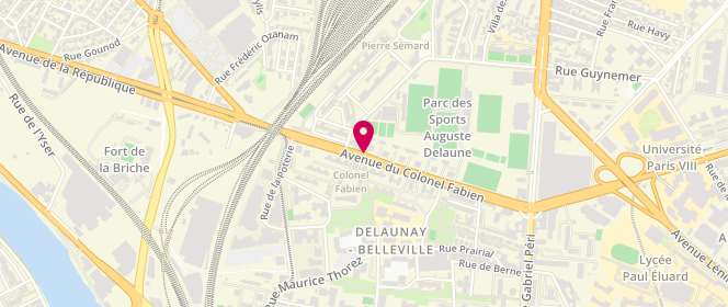 Plan de Deco Store, 34 avenue du Colonel-Fabien, 93200 Saint-Denis