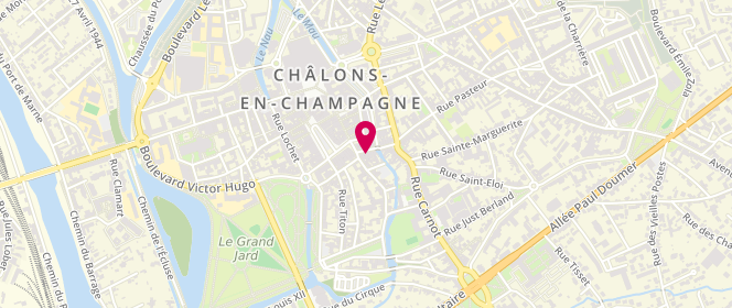 Plan de La Scarpa, 8 Rue Croix des Teinturiers, 51000 Châlons-en-Champagne