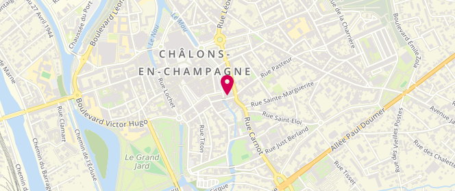 Plan de La Boutique, 23 Rue Croix des Teinturiers, 51000 Châlons-en-Champagne