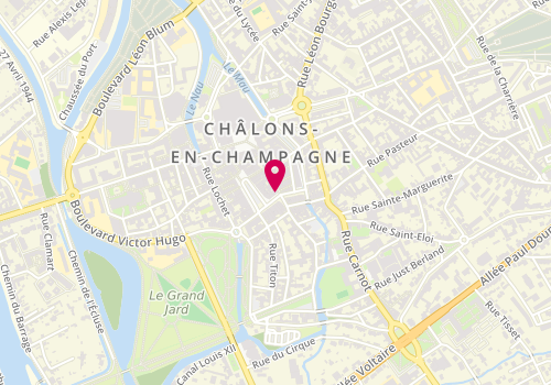 Plan de La Malle Poste, 43 place de la République, 51000 Châlons-en-Champagne