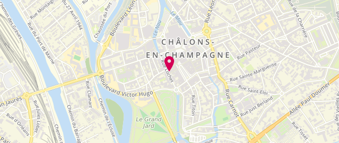 Plan de Solia Paris, 13 Rue Lochet, 51000 Châlons-en-Champagne