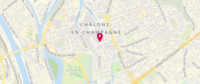Plan de Au Bon Diable, 43 place de la République, 51000 Châlons-en-Champagne