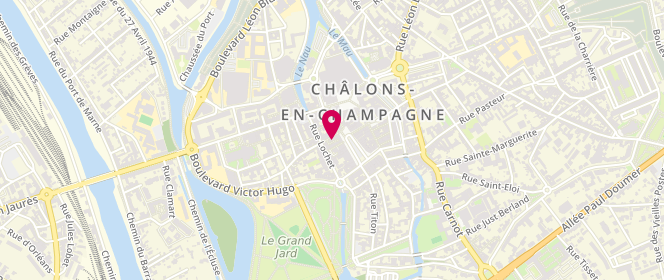 Plan de Côté Sud, 7 Rue des Poissonniers, 51000 Châlons-en-Champagne