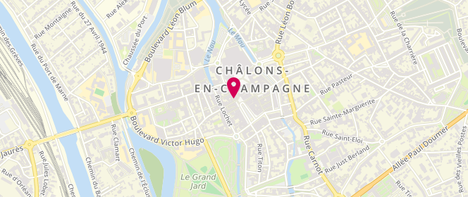 Plan de Icone, 4 Place République, 51000 Châlons-en-Champagne