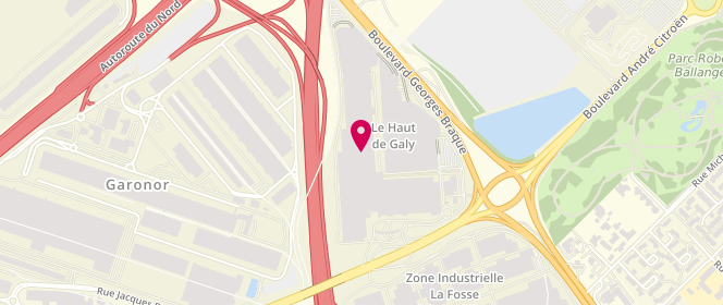 Plan de C & A, Centre Commercial Parinor 2 Zone Industrielle Haut de Galy, 93600 Aulnay-sous-Bois