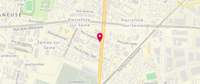 Plan de C-Tendances, 68 avenue Lénine, 93380 Pierrefitte-sur-Seine