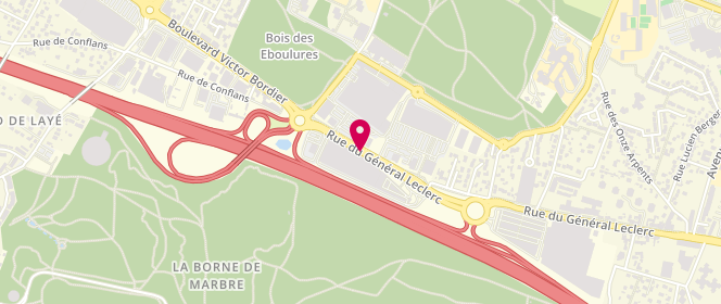 Plan de Sud Express, 395 Rue General Leclerc, 95130 Franconville