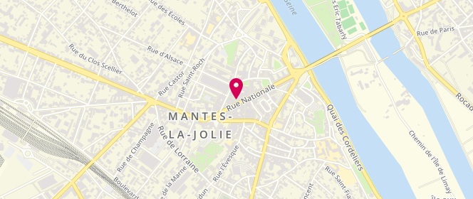 Plan de Raquel's, 8 Rue du Vieux Pilori, 78200 Mantes-la-Jolie
