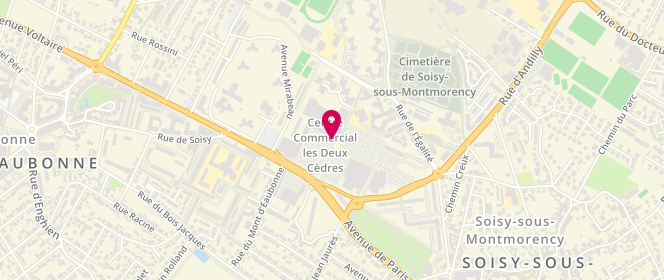 Plan de Unanyme Georges Rech, 28 avenue de Paris, 95230 Soisy-sous-Montmorency