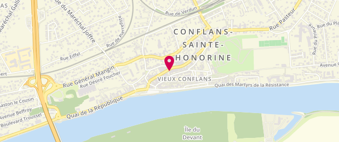 Plan de Cache-Cache, 30 Rue Maurice Berteaux, 78700 Conflans-Sainte-Honorine