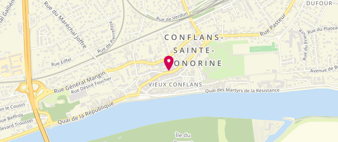 Plan de Phildar, 43 Rue Maurice Berteaux, 78700 Conflans-Sainte-Honorine