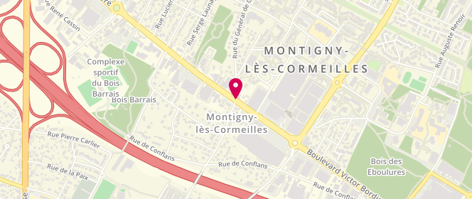 Plan de Etam, 108 Boulevard Victor Bordier, 95370 Montigny-lès-Cormeilles