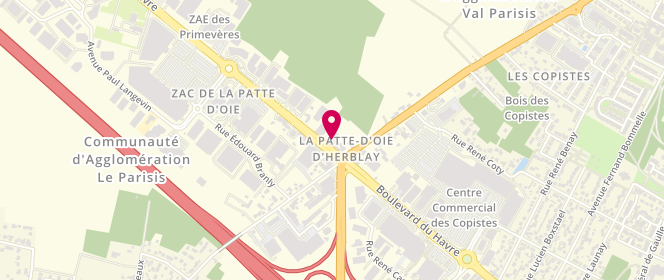 Plan de La Halle, 1 Route Patte d'Oie d'Herblay, 95480 Pierrelaye