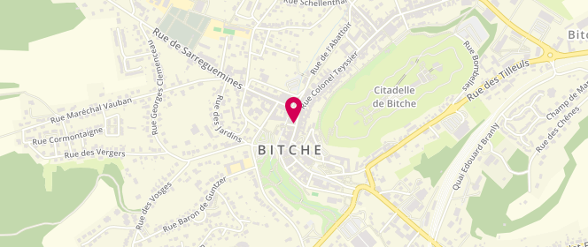 Plan de Boutique Fémina, 6 Rue Maréchal Foch, 57230 Bitche