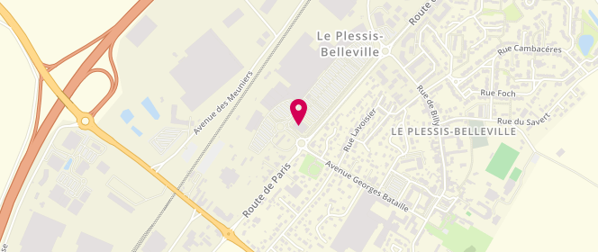 Plan de Grain de Malice, 45 Route de Paris Centre Commercial Leclerc, 60330 Le Plessis-Belleville