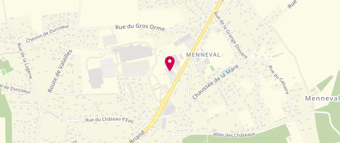 Plan de Magasin DistriCenter Bernay/Menneval, Route de Rouen, 27300 Menneval