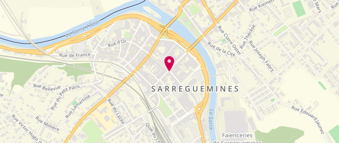 Plan de Rougegorge, 2 Rue Poincaré, 57200 Sarreguemines