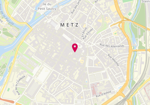 Plan de Comptoir des Cotonniers, 25 Rue de la Tête d'Or, 57000 Metz