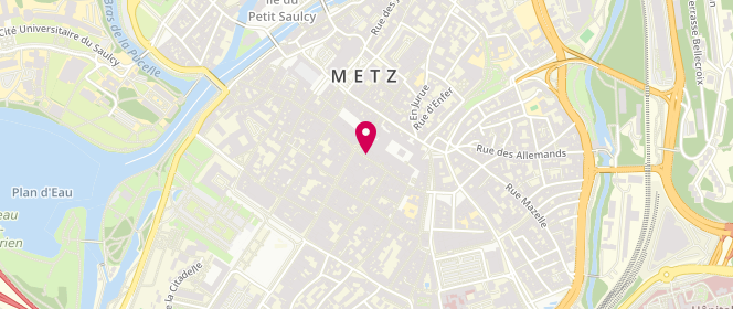 Plan de Ba&Sh, 10 Rue de la Tête d'Or, 57000 Metz