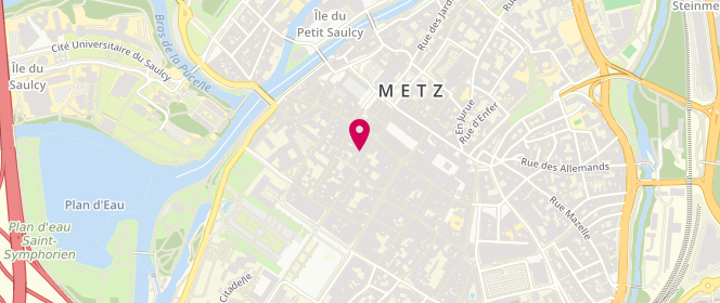 Plan de Des Petits Hauts, 5 Rue des Clercs, 57000 Metz