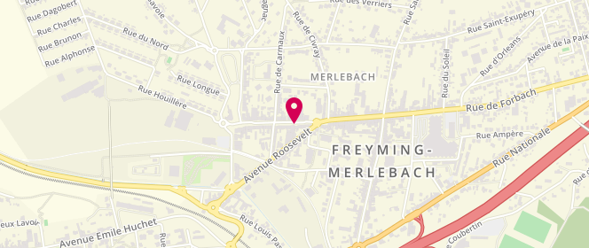 Plan de C'Sport, 9 Rue Marechal Foch, 57800 Freyming-Merlebach