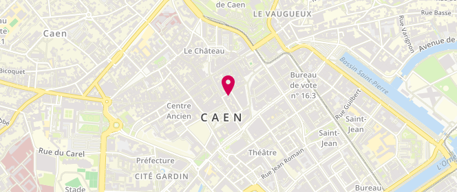 Plan de Caroll, 21 Rue du Moulin, 14000 Caen