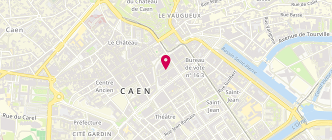 Plan de Undiz, 12 Rue Bellivet, 14000 Caen