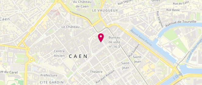 Plan de Morgan, 32 Rue Saint-Jean Printemps, 14000 Caen