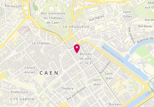 Plan de Serge Blanco Caen, 15 Rue Neuve Saint-Jean, 14000 Caen