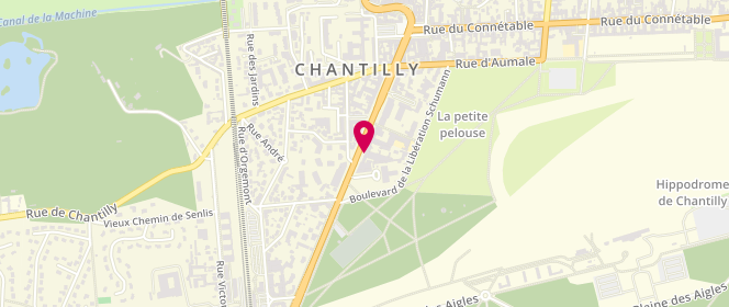 Plan de Happy Market, 33 avenue du Maréchal Joffre, 60500 Chantilly