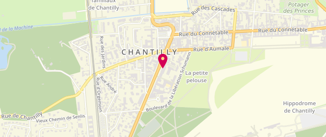 Plan de By Tempo, 15 avenue du Maréchal Joffre, 60500 Chantilly