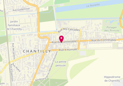 Plan de Rue du Jour, 111 Rue du Connétable, 60500 Chantilly