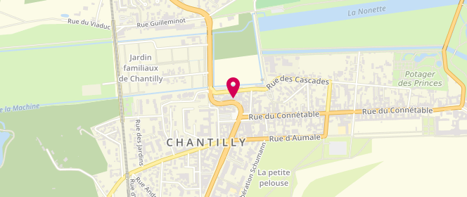 Plan de Les Copines Officiel, 20 Rue de Creil, 60500 Chantilly
