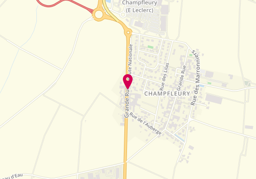 Plan de Okaidi - Obaibi, Centre Commercial E Leclerc Route Nationale 51, 51500 Champfleury