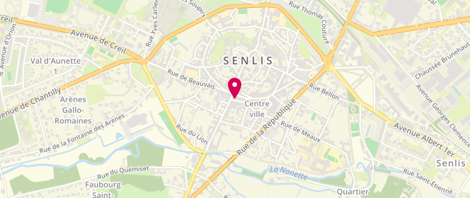 Plan de Little Place Senlis, 6 Rue de l'Apport au Pain, 60300 Senlis