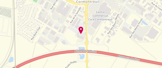 Plan de Aubert, Zone Cora à Côté de Kiabi Chemin Vierge, 51350 Cormontreuil