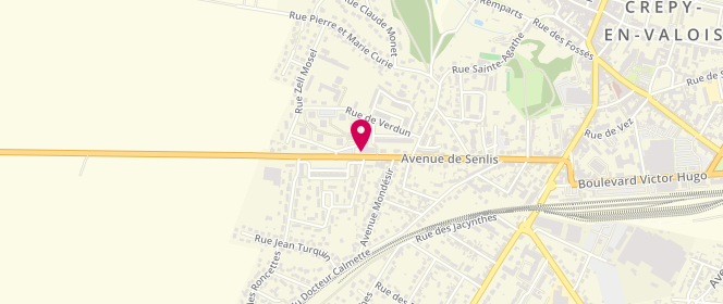 Plan de Méli Mes Lots, 36 avenue de Senlis, 60800 Crépy-en-Valois