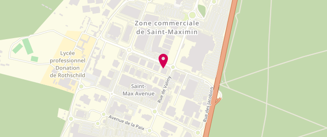 Plan de La Halle, Centre Commercial Saint-Maximin, 60740 Saint-Maximin